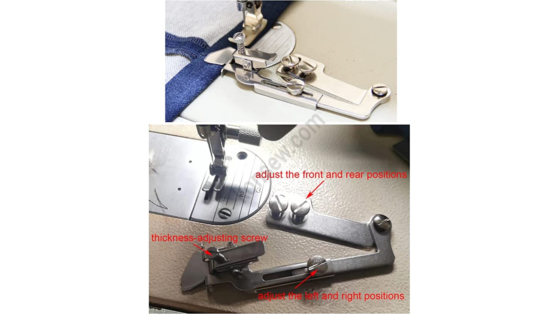 Buy Swing Away Adjustable Hemmer Edge Guide For Industrial Sewing